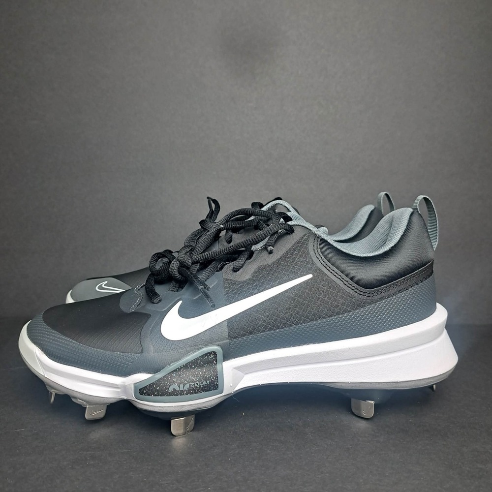 Nike Force Zoom Trout 9 Men's Size 8 Black Metal Baseball Cleats FB2907-001 New